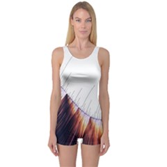 Abstract Lines One Piece Boyleg Swimsuit by Simbadda