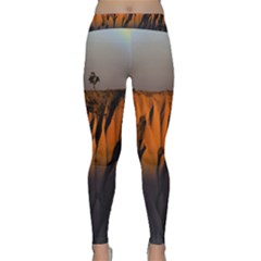 Rainbows Landscape Nature Classic Yoga Leggings by Simbadda