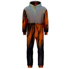 Rainbows Landscape Nature Hooded Jumpsuit (men)  by Simbadda