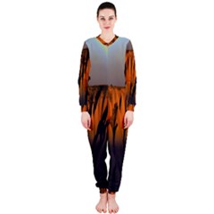 Rainbows Landscape Nature Onepiece Jumpsuit (ladies)  by Simbadda