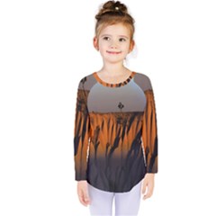 Rainbows Landscape Nature Kids  Long Sleeve Tee