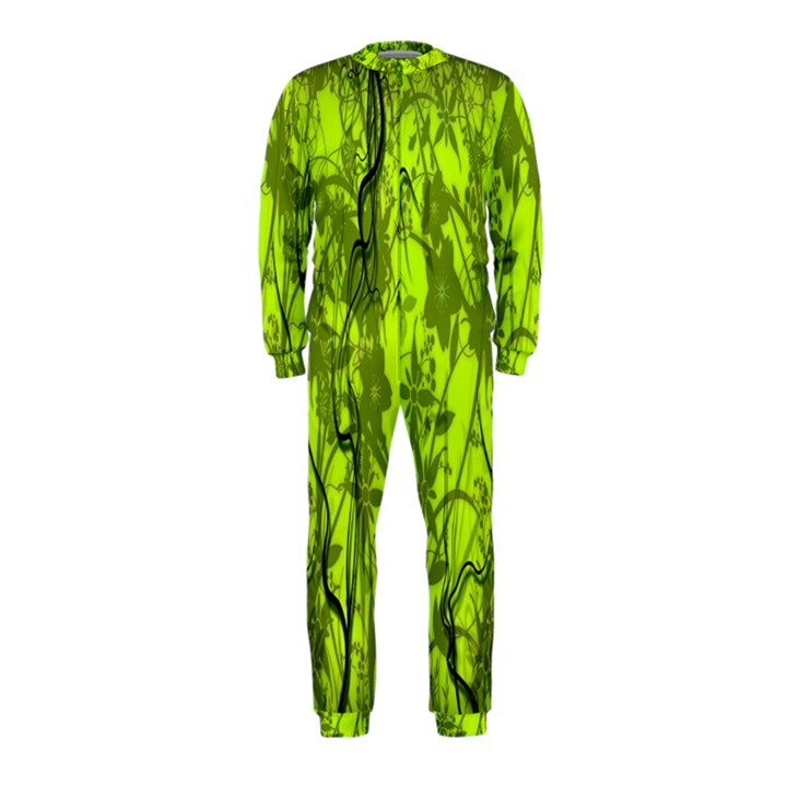 Concept Art Spider Digital Art Green OnePiece Jumpsuit (Kids)