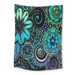 Sun Set Floral Medium Tapestry