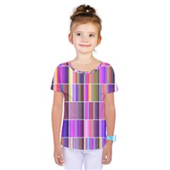 Plasma Gradient Gradation Kids  One Piece Tee