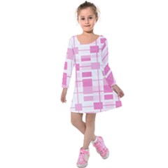 Pattern Kids  Long Sleeve Velvet Dress