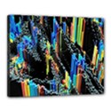 Abstract 3d Blender Colorful Canvas 20  x 16  View1