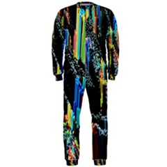 Abstract 3d Blender Colorful Onepiece Jumpsuit (men)  by Simbadda