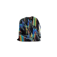 Abstract 3d Blender Colorful Drawstring Pouches (xs) 