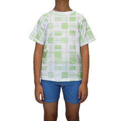 Pattern Kids  Short Sleeve Swimwear