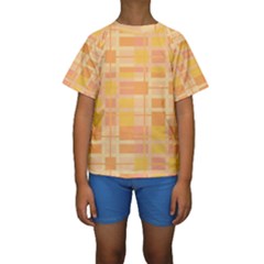 Pattern Kids  Short Sleeve Swimwear