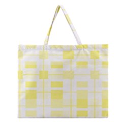 Pattern Zipper Large Tote Bag