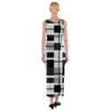 Pattern Fitted Maxi Dress View2