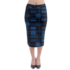 Pattern Midi Pencil Skirt