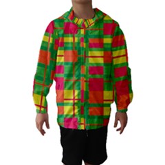 Pattern Hooded Wind Breaker (kids)