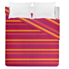 Lines Duvet Cover Double Side (queen Size) by Valentinaart