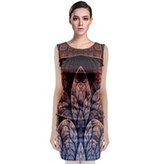 Abstract Fractal Classic Sleeveless Midi Dress