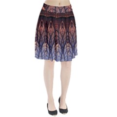 Abstract Fractal Pleated Skirt