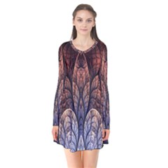 Abstract Fractal Flare Dress