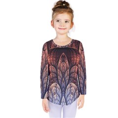 Abstract Fractal Kids  Long Sleeve Tee