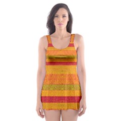 Lines Skater Dress Swimsuit