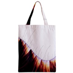 Abstract Lines Zipper Classic Tote Bag by Simbadda