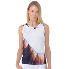 Abstract Lines Women s Basketball Tank Top