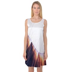 Abstract Lines Sleeveless Satin Nightdress by Simbadda