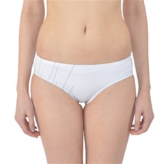 Abstract Lines Hipster Bikini Bottoms