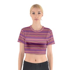 Lines Cotton Crop Top by Valentinaart