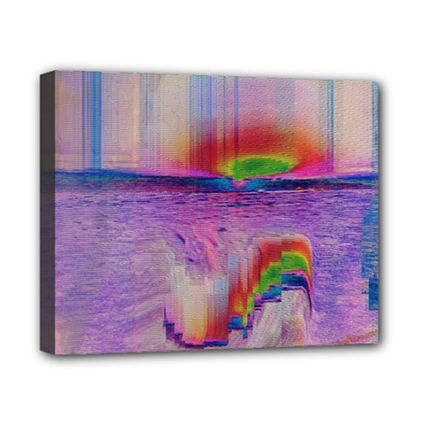 Glitch Art Abstract Canvas 10  X 8  by Simbadda