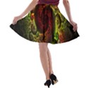 Fractal Digital Art A-line Skater Skirt View2