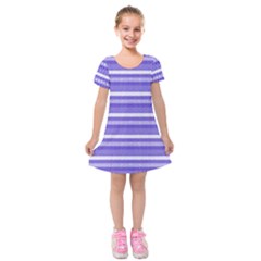 Lines Kids  Short Sleeve Velvet Dress