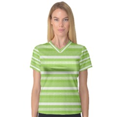 Lines Women s V-neck Sport Mesh Tee