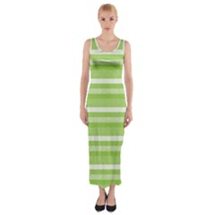 Lines Fitted Maxi Dress