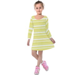 Lines Kids  Long Sleeve Velvet Dress