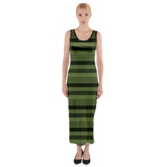 Lines Fitted Maxi Dress