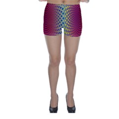 Abstract Circle Colorful Skinny Shorts by Simbadda