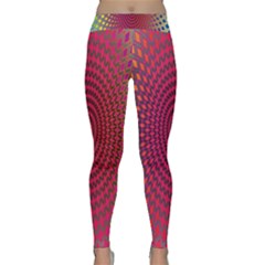 Abstract Circle Colorful Classic Yoga Leggings by Simbadda