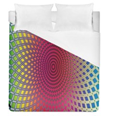 Abstract Circle Colorful Duvet Cover (queen Size) by Simbadda