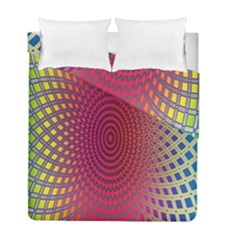 Abstract Circle Colorful Duvet Cover Double Side (full/ Double Size)