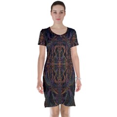 Digital Art Short Sleeve Nightdress