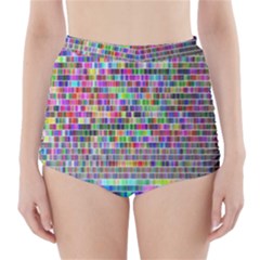 Plasma Gradient Phalanx High-waisted Bikini Bottoms