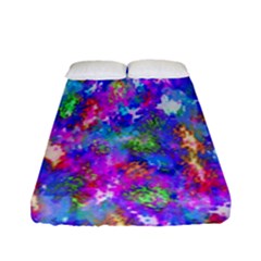 Abstract Trippy Bright Sky Space Fitted Sheet (full/ Double Size)