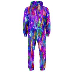 Abstract Trippy Bright Sky Space Hooded Jumpsuit (men)  by Simbadda