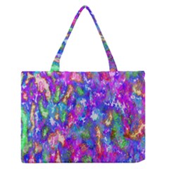 Abstract Trippy Bright Sky Space Medium Zipper Tote Bag