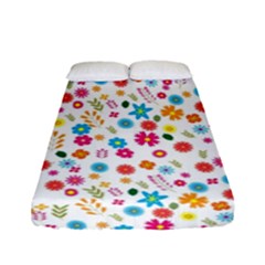 Floral Pattern Fitted Sheet (full/ Double Size)