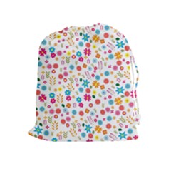 Floral Pattern Drawstring Pouches (extra Large)