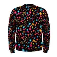 Floral Pattern Men s Sweatshirt by Valentinaart