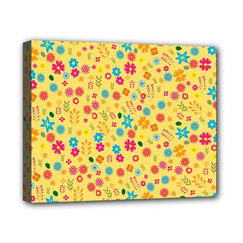 Floral Pattern Canvas 10  X 8 