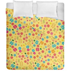 Floral Pattern Duvet Cover Double Side (california King Size)